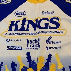 Kucharik Cycling Jersey Mens Extra‎ Large Full Zip Kings Bike Store USA Made